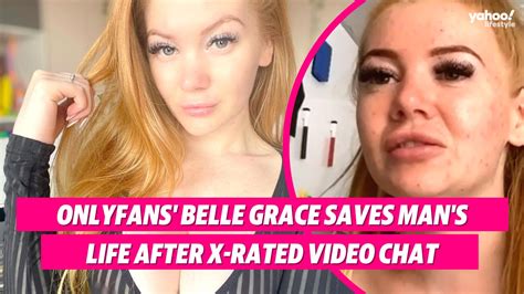 belle grace leaked|OnlyFans’ Belle Grace saves mans life after X